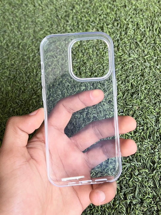 iPhone 14 pro soft transparent mobile case with flexible design
