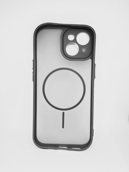 iPhone 15 (Grey) premium mag safe hard shell smoky design
