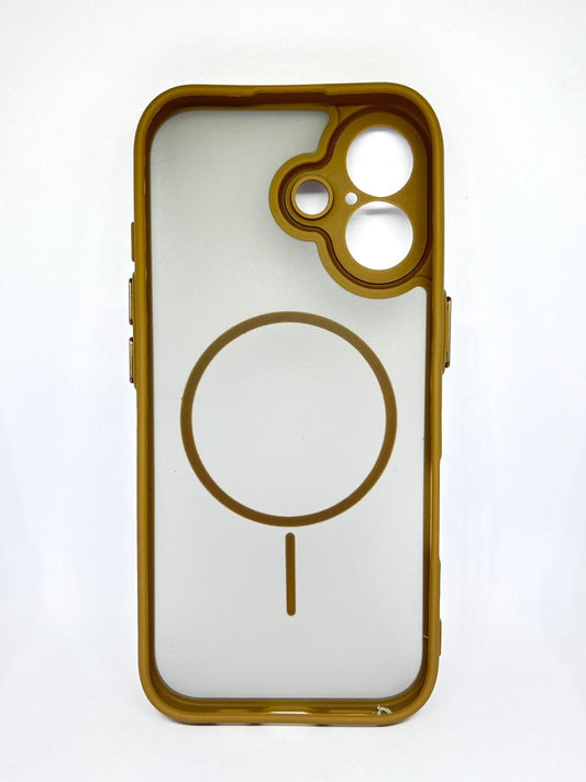 iPhone 17 (Brown) premium mag safe hard shell smoky design