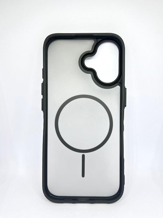 iPhone 17 (Black) premium mag safe hard shell smoky design