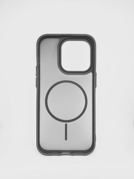 iPhone 14 pro (Grey) premium mag safe hard shell smoky design