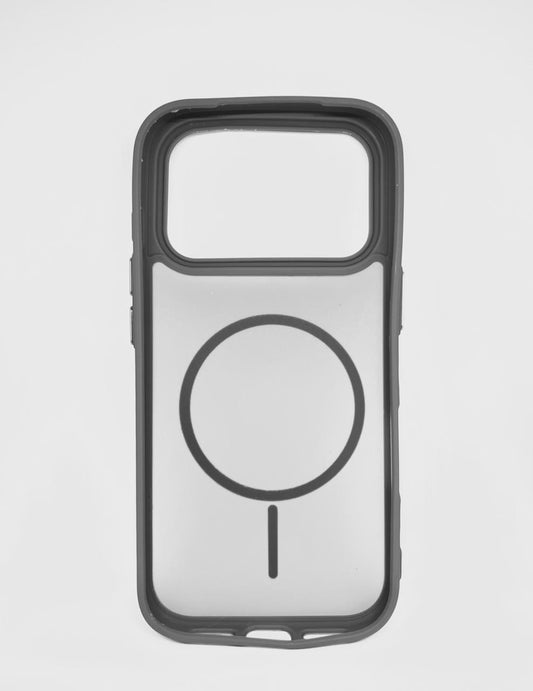 iPhone 17 pro (Grey) premium mag safe hard shell smoky design