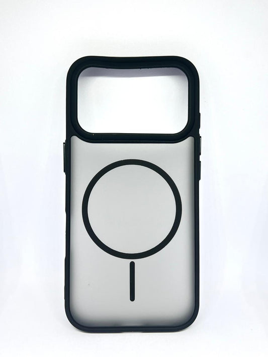 iPhone 17 pro (Black) premium mag safe hard shell smoky design