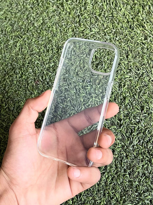 iPhone 15 soft transparent mobile case with flexible design