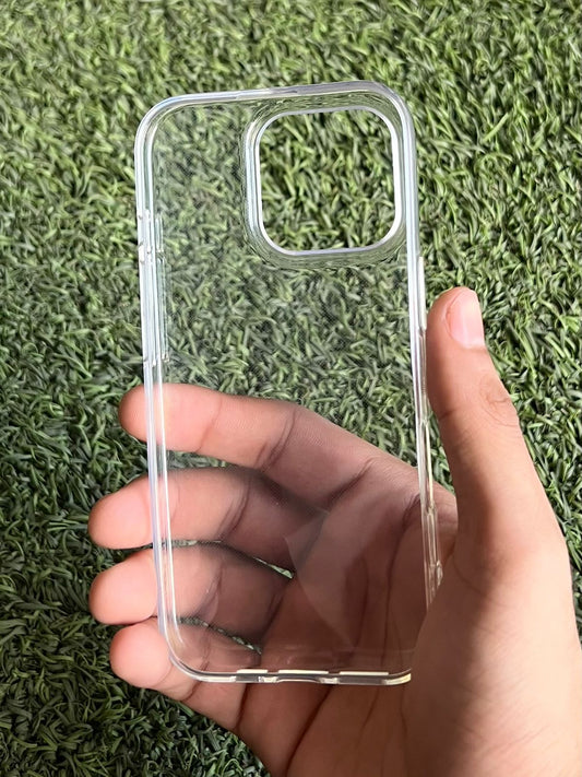 iPhone 16 pro soft transparent mobile case with flexible design