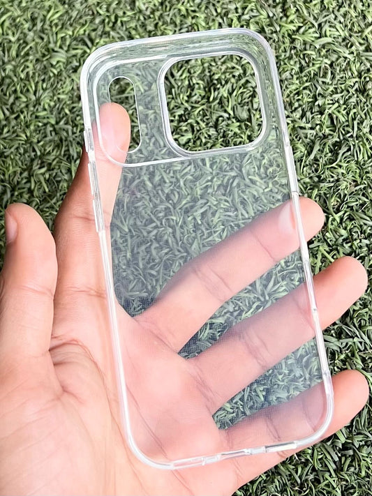 iPhone 17 pro soft transparent mobile case with flexible design