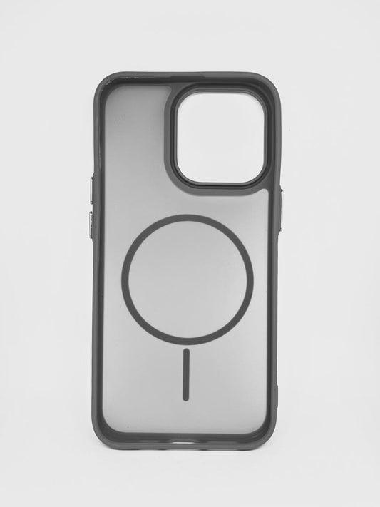 iPhone 13 pro (Grey) premium mag safe hard shell smoky design