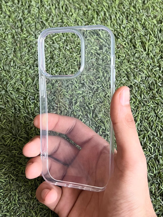 iPhone 14 pro soft transparent mobile case with flexible design