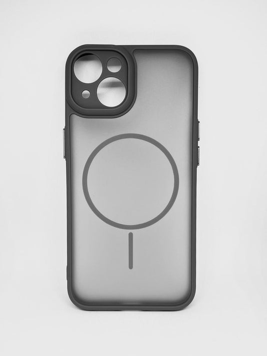 iPhone 14 (Grey) premium mag safe hard shell smoky design