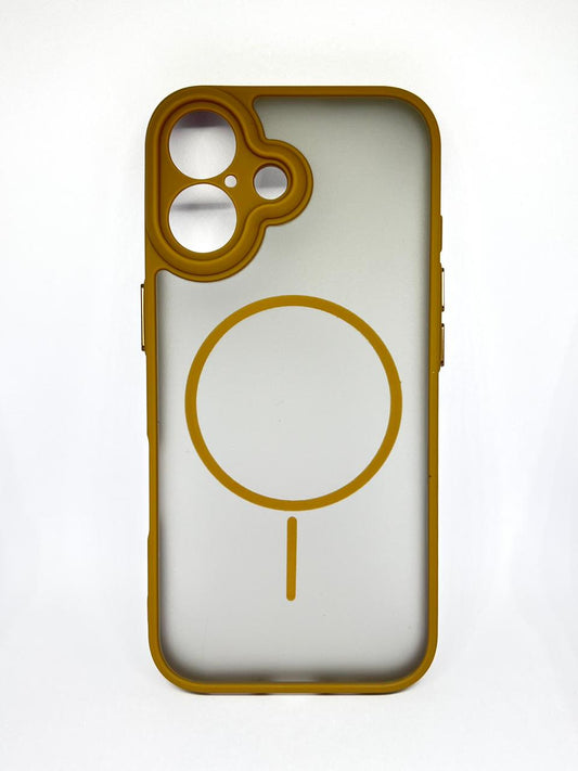 iPhone 17 (Brown) premium mag safe hard shell smoky design