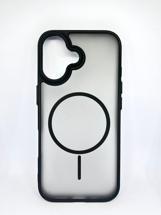 iPhone 17 (Black) premium mag safe hard shell smoky design