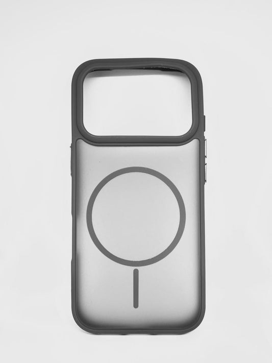 iPhone 17 pro (Grey) premium mag safe hard shell smoky design