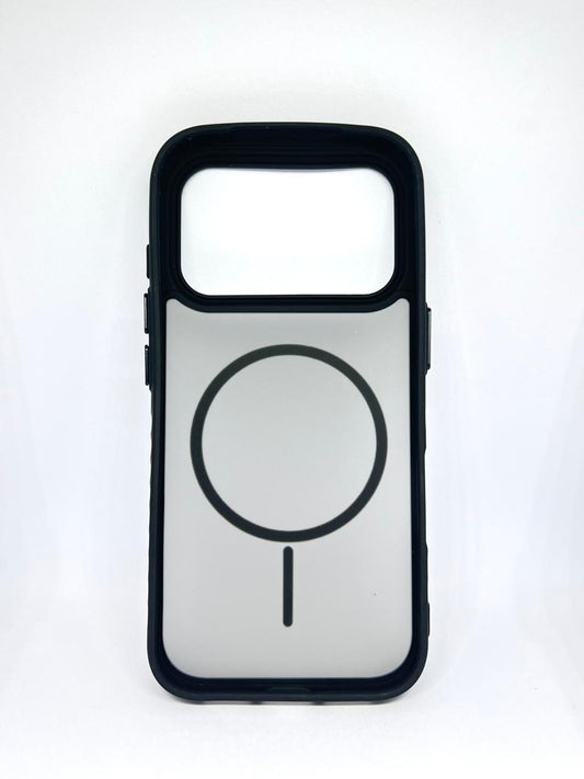 iPhone 17 pro (Black) premium mag safe hard shell smoky design