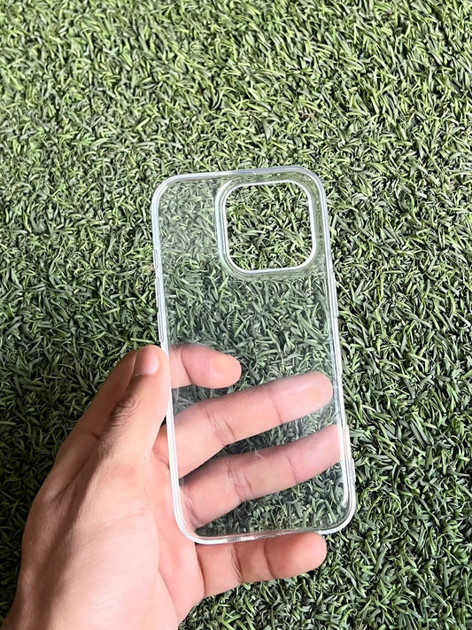 iPhone 16 pro soft transparent mobile case with flexible design