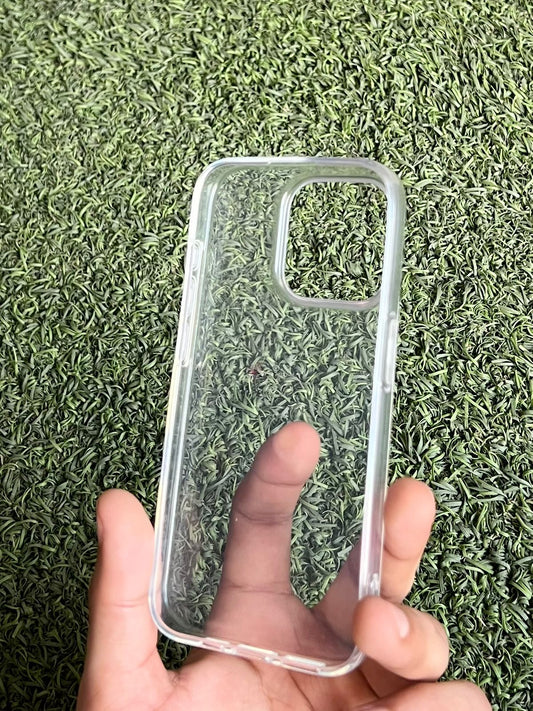 iPhone 15 pro soft transparent mobile case with flexible design