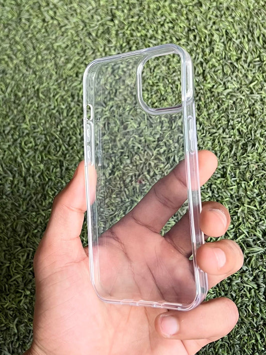 iPhone 14 soft transparent mobile case with flexible design